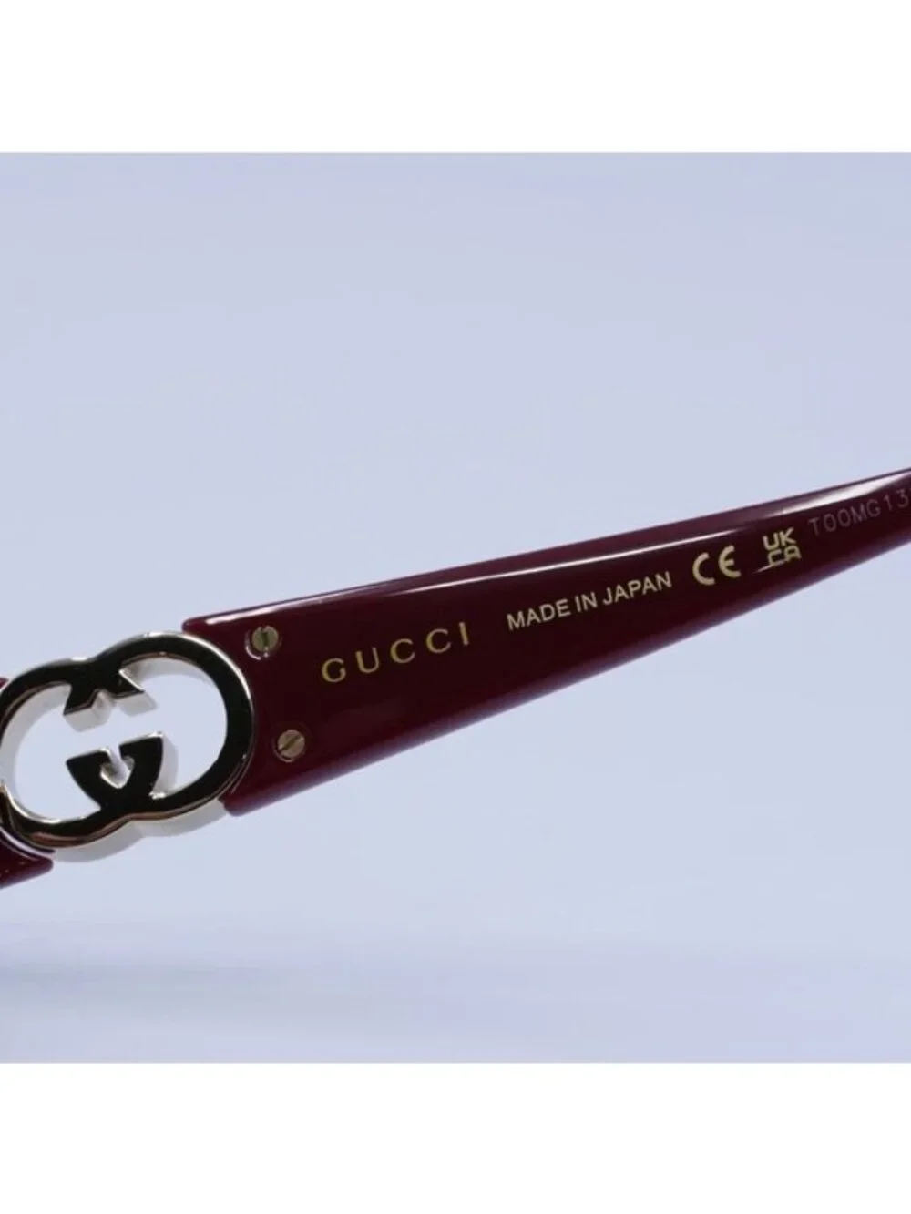 Gucci GG1825O 003 Eyeglasses Bordeaux 54mm Cat Eye Frame